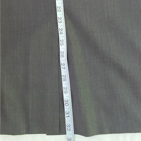 CANALI Made in Italy Brown/Blue/White Pinstripe 100% Wool 2-Button Blazer SZ 44L